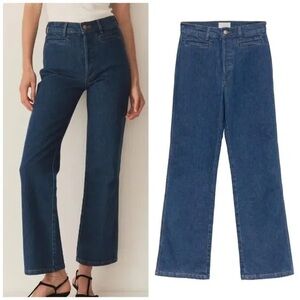 Doen Blue Ankle Cropped Jeans